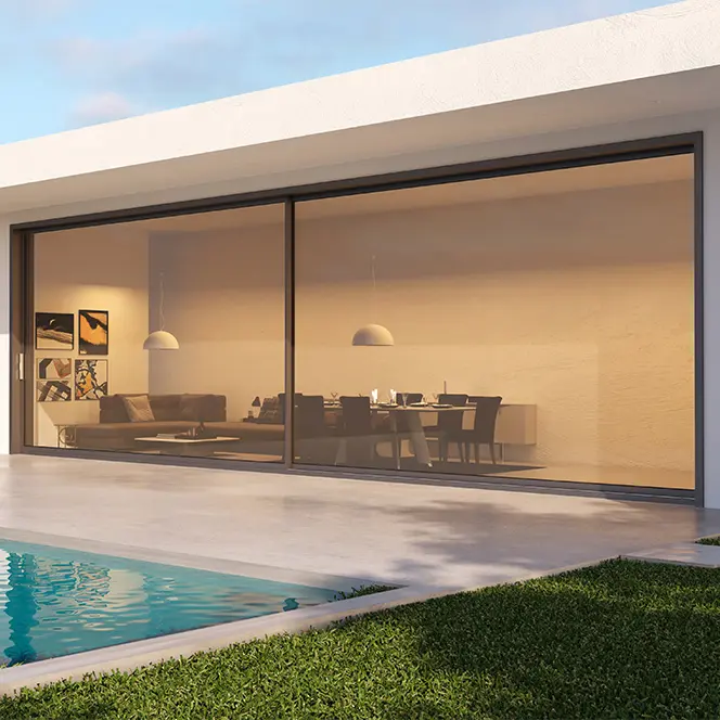 Puerta de aluminio: el estilo moderno se encuentra con la fuerza duradera