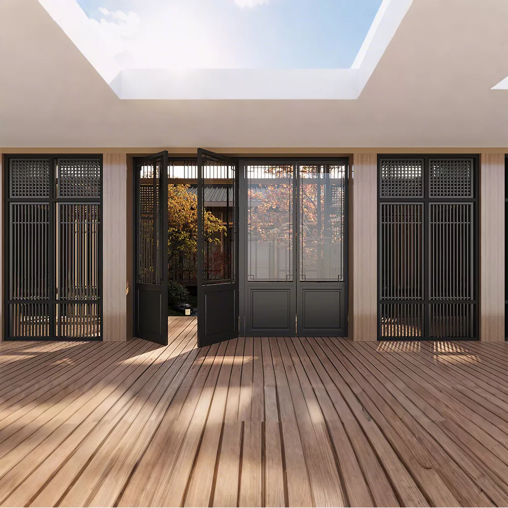 Ventana exterior de estilo antiguo chino
