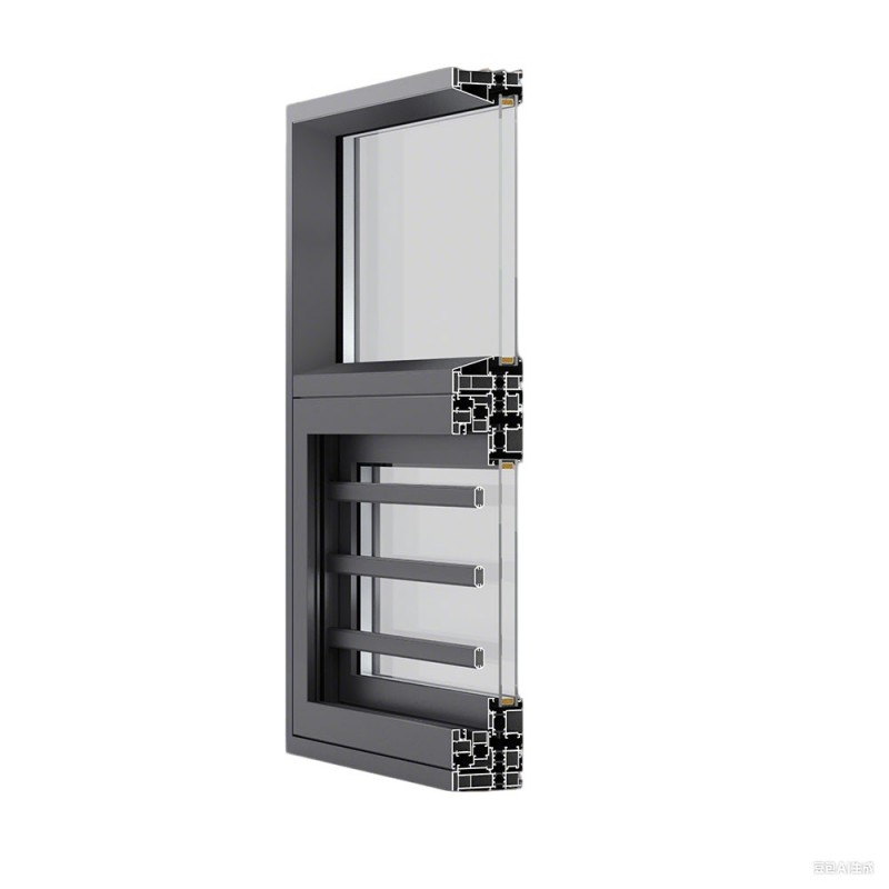 Ventanas de aluminio de vidrio de doble temperatura